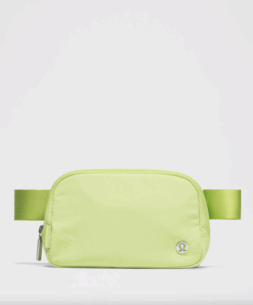 lululemon Everywhere Belt Bag in green for Gemini gift